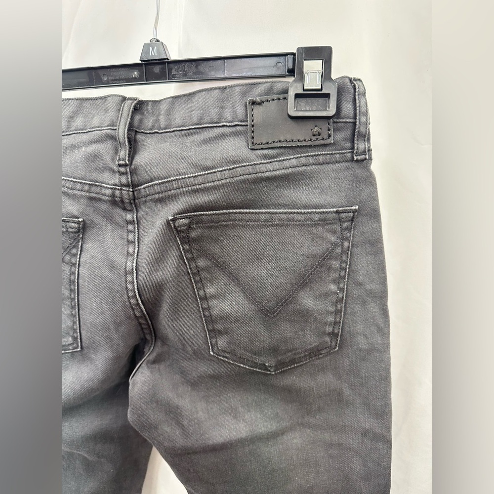 John Varvatos Bowery Slim straight charcoal jeans size 30 - Picture 8 of 11